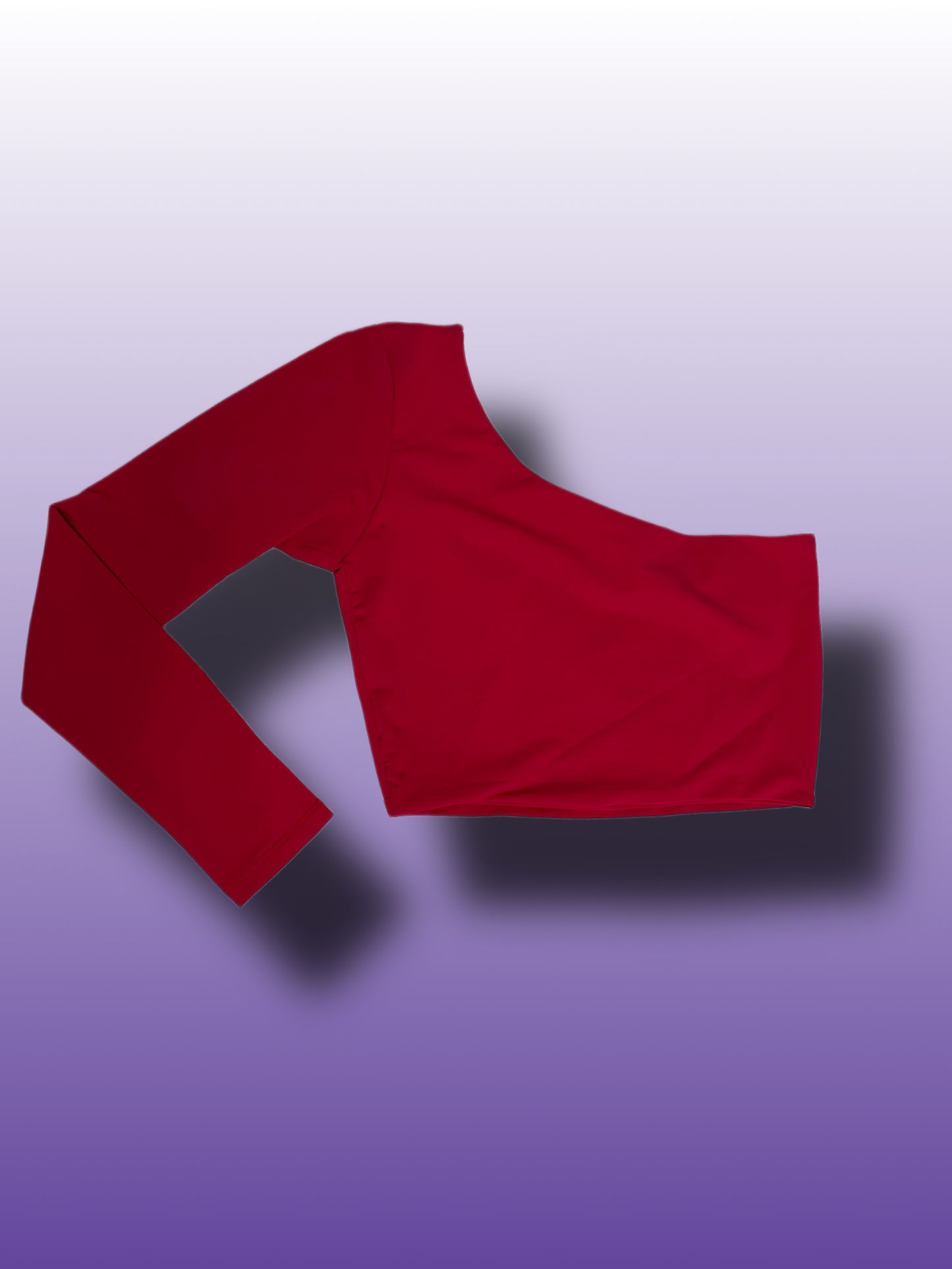 One shoulder top - Rojo